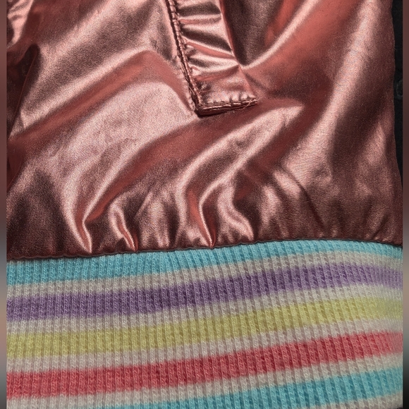 First impressions/ rose gold bomber size 3-6 months - Picture 5 of 7